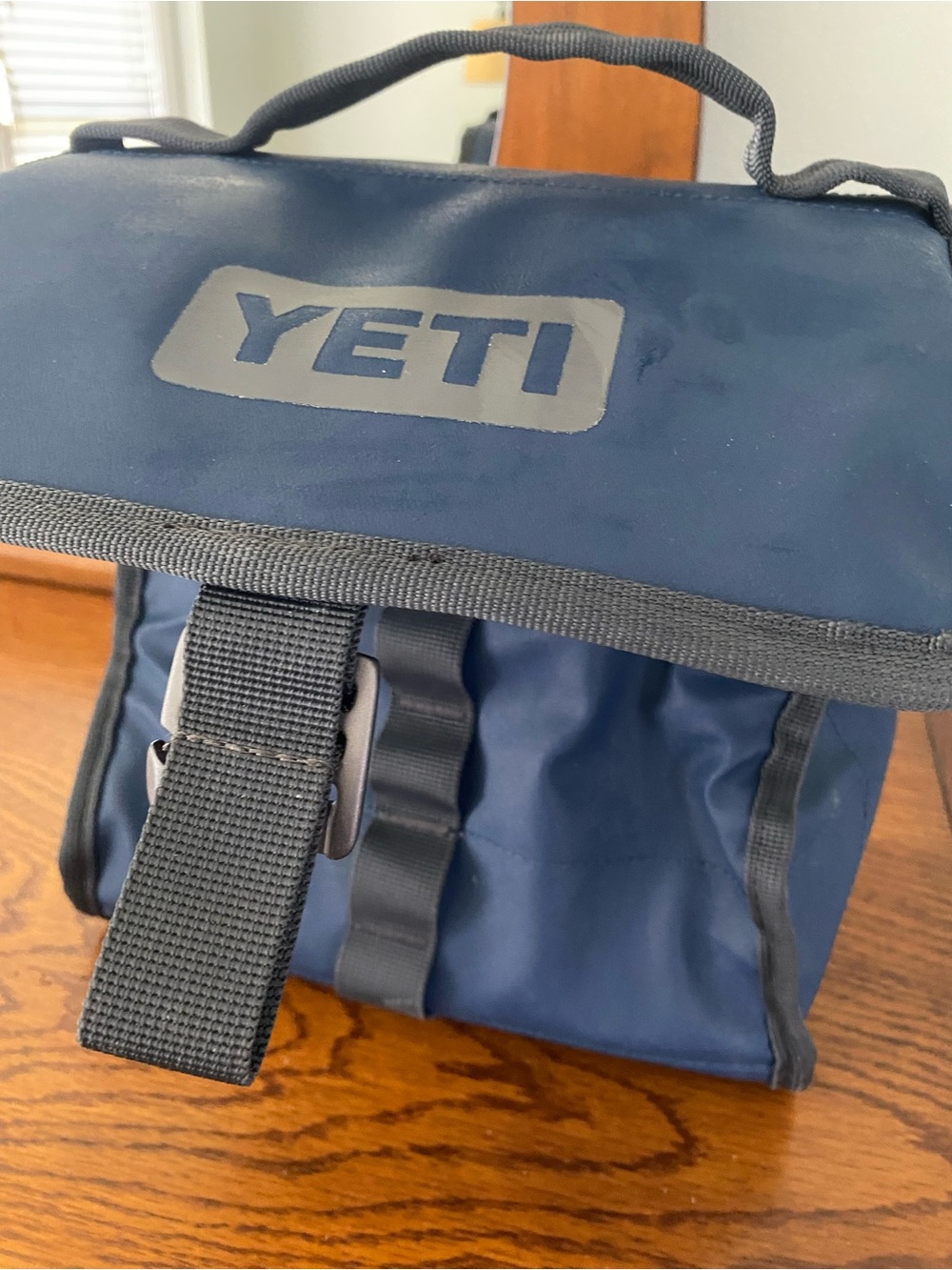 Yeti Navy Blue Day Insulated Lunch Bag with Black Webbing
